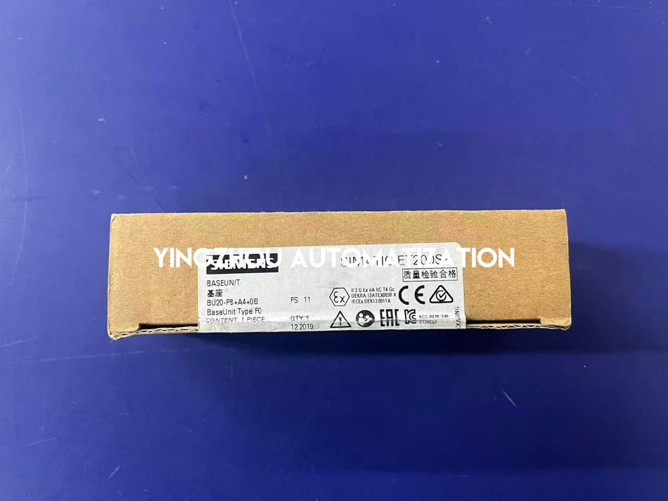 Siemens SIMATIC ET 200SP BaseUnit BU20-P6+A2+4B | Type F0 | 6ES7193-6BP20-0BF0-vezhoo