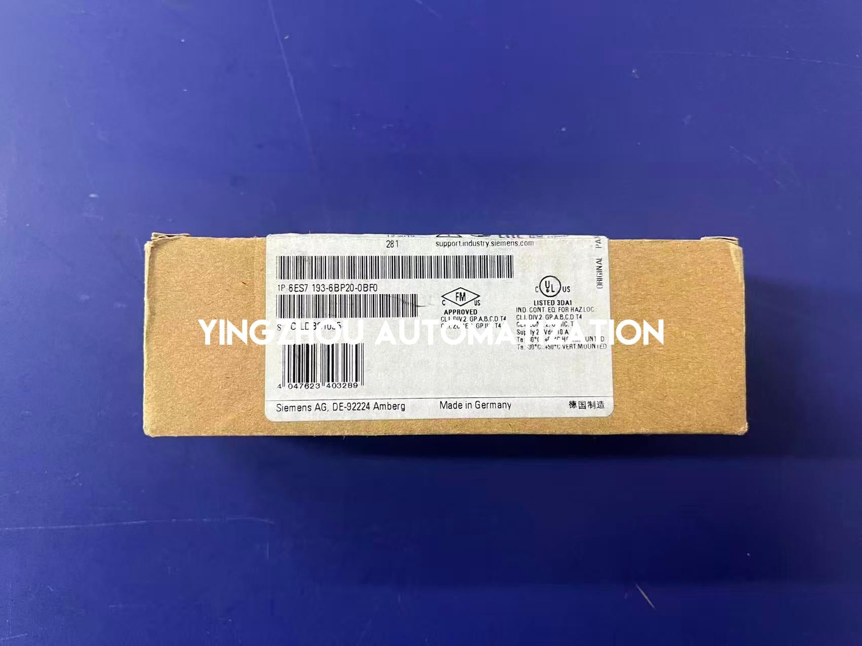 Siemens SIMATIC ET 200SP BaseUnit BU20-P6+A2+4B | Type F0 | 6ES7193-6BP20-0BF0-vezhoo