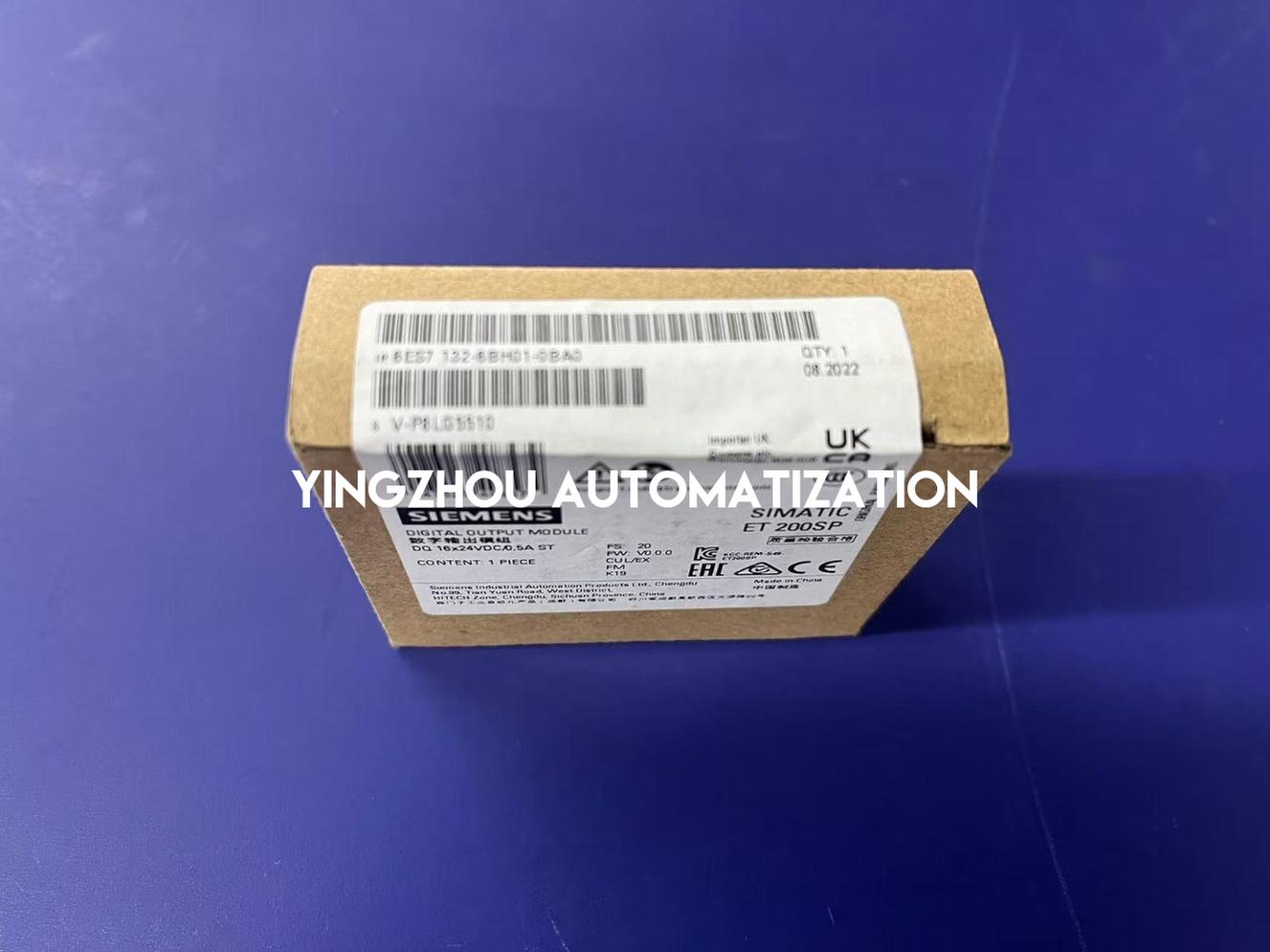 Siemens SIMATIC ET 200SP Digital Output Module | 16-Channel 24V DC, 0.5A | 6ES7132-6BH01-0BA0-vezhoo