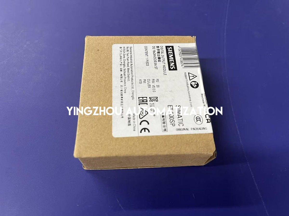 Siemens SIMATIC ET 200SP Digital Output Module | 16-Channel 24V DC, 0.5A | 6ES7132-6BH01-0BA0-vezhoo