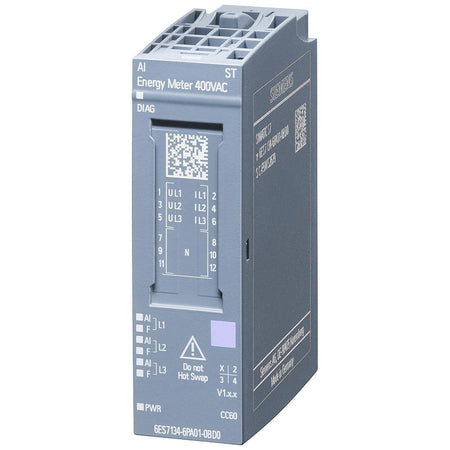 Siemens SIMATIC ET 200SP Energy Meter | 400V AC | Standard (ST) | 6ES7134-6PA01-0BD0-vezhoo