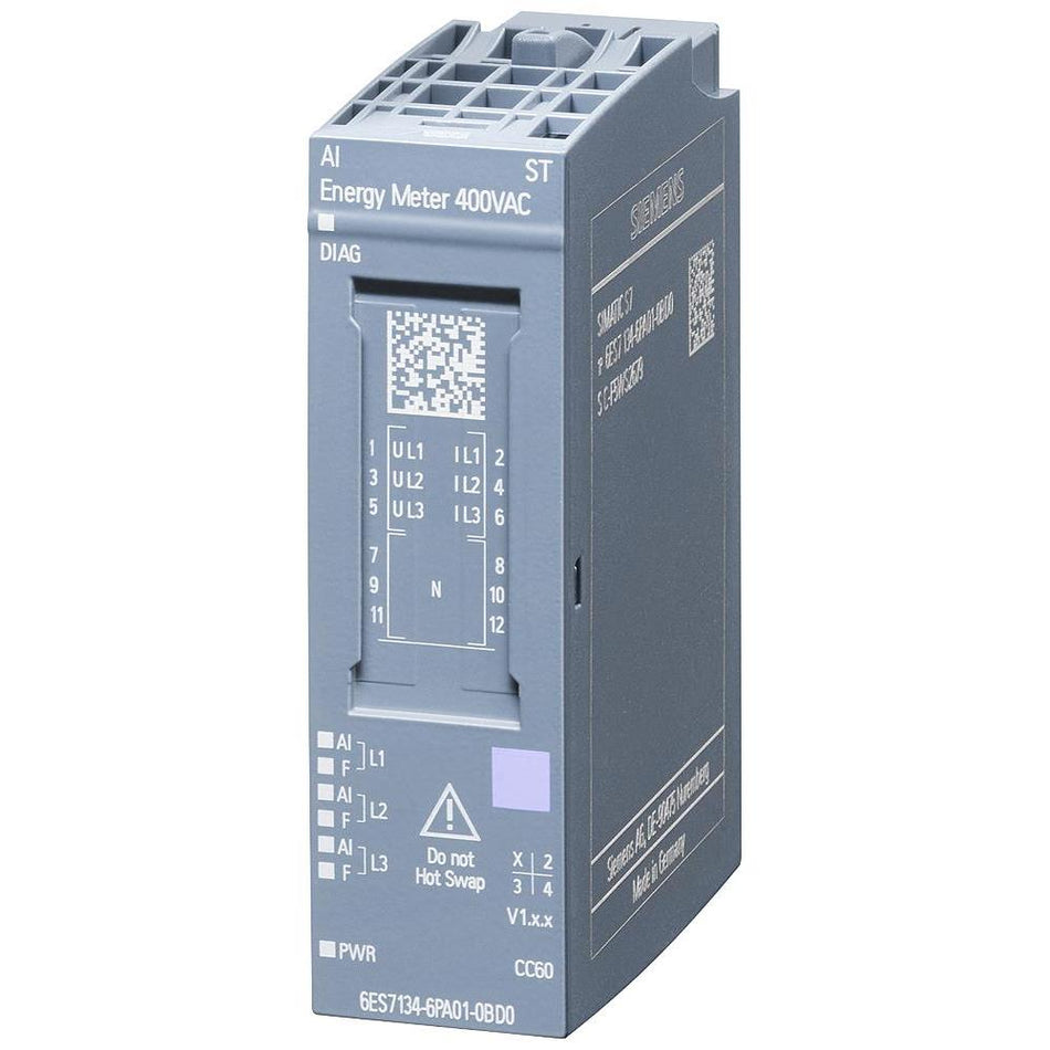 Siemens SIMATIC ET 200SP Energy Meter | 400V AC | Standard (ST) | 6ES7134-6PA01-0BD0-vezhoo