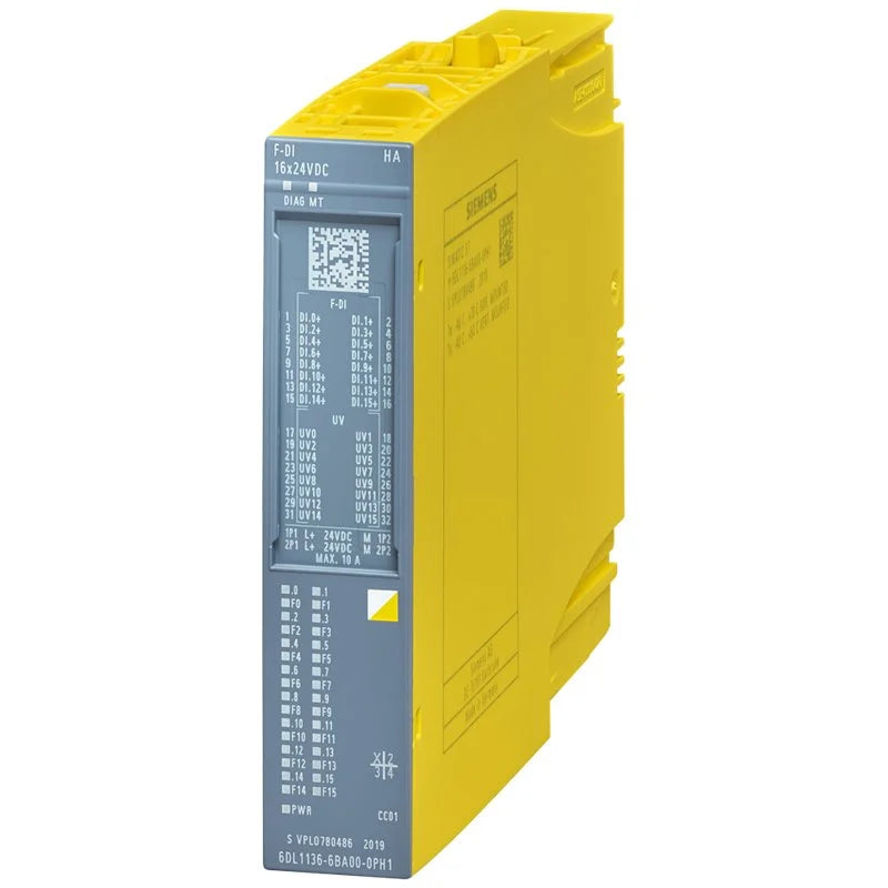 Siemens SIMATIC ET 200SP HA Fail-Safe DI | 16-Channel 24V DC | 6DL1136-6BA00-0PH1-vezhoo