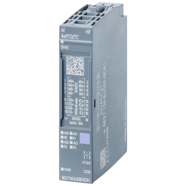 Siemens SIMATIC ET 200SP High Feature AI Module | 4xRTD/TC Precision | 6ES7134-6JD00-0CA1-vezhoo