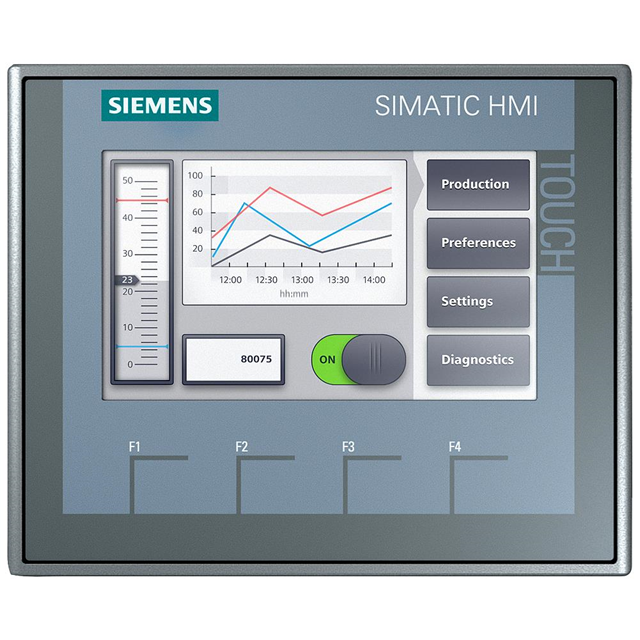 Siemens SIMATIC HMI KTP400 Basic | 4" Widescreen Display | Touch & Key | 6AV2123-2DB03-0AX0-vezhoo