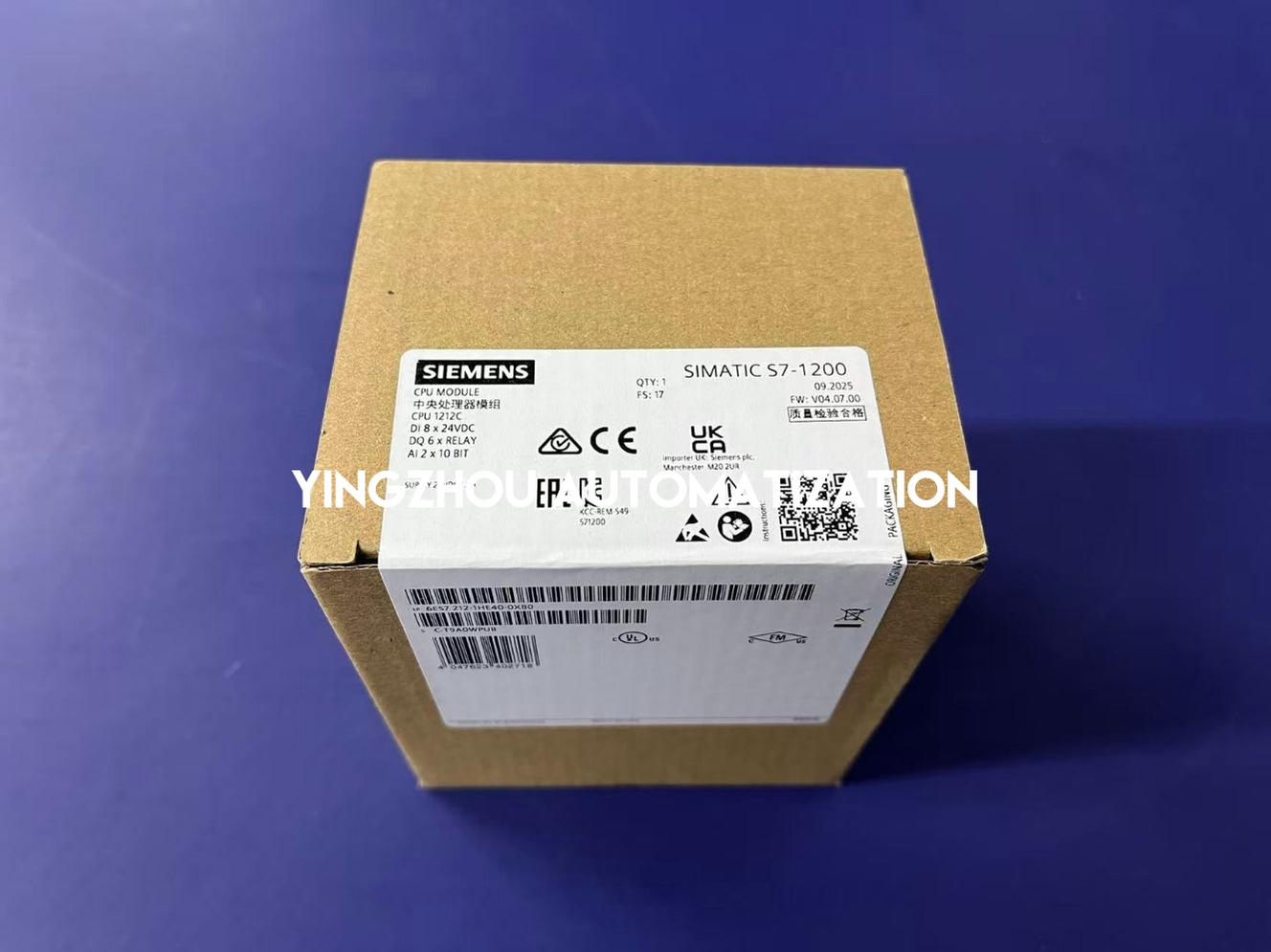 Siemens SIMATIC S7-1200 CPU 1212C | AC/DC/Relay | 6ES7212-1HE40-0XB0-vezhoo