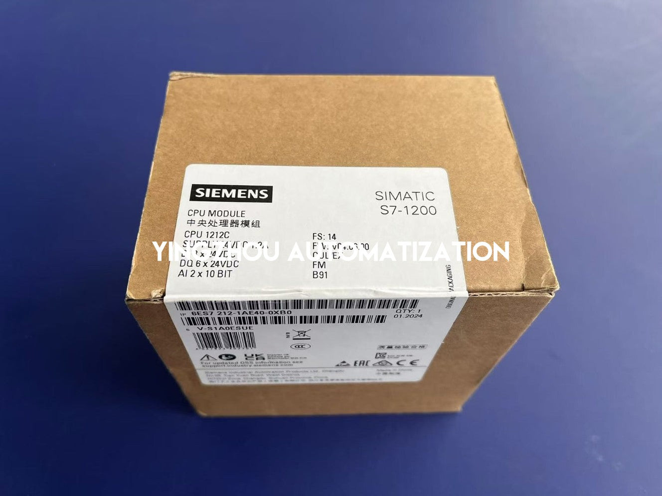 Siemens SIMATIC S7-1200 CPU 1212C | DC/DC/DC | 6ES7212-1AE40-0XB0-vezhoo