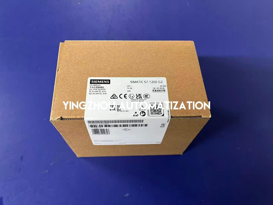 Siemens SIMATIC S7-1200 CPU 1214C | DC/DC/DC | 14 DI, 10 DO, 2 AI | 6ES7214-1AH50-0XB0-vezhoo