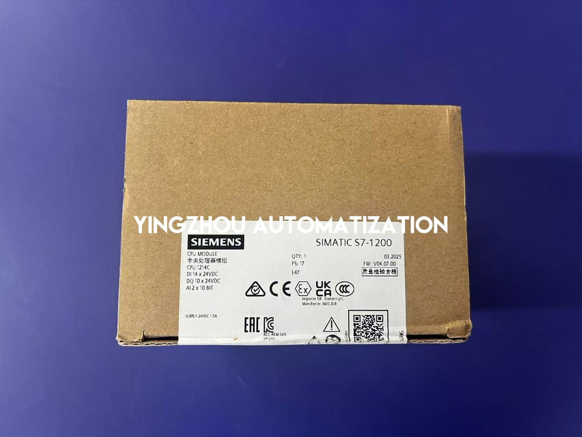 Siemens SIMATIC S7-1200 CPU 1214C | DC/DC/DC | 6ES7214-1AG40-0XB0-vezhoo