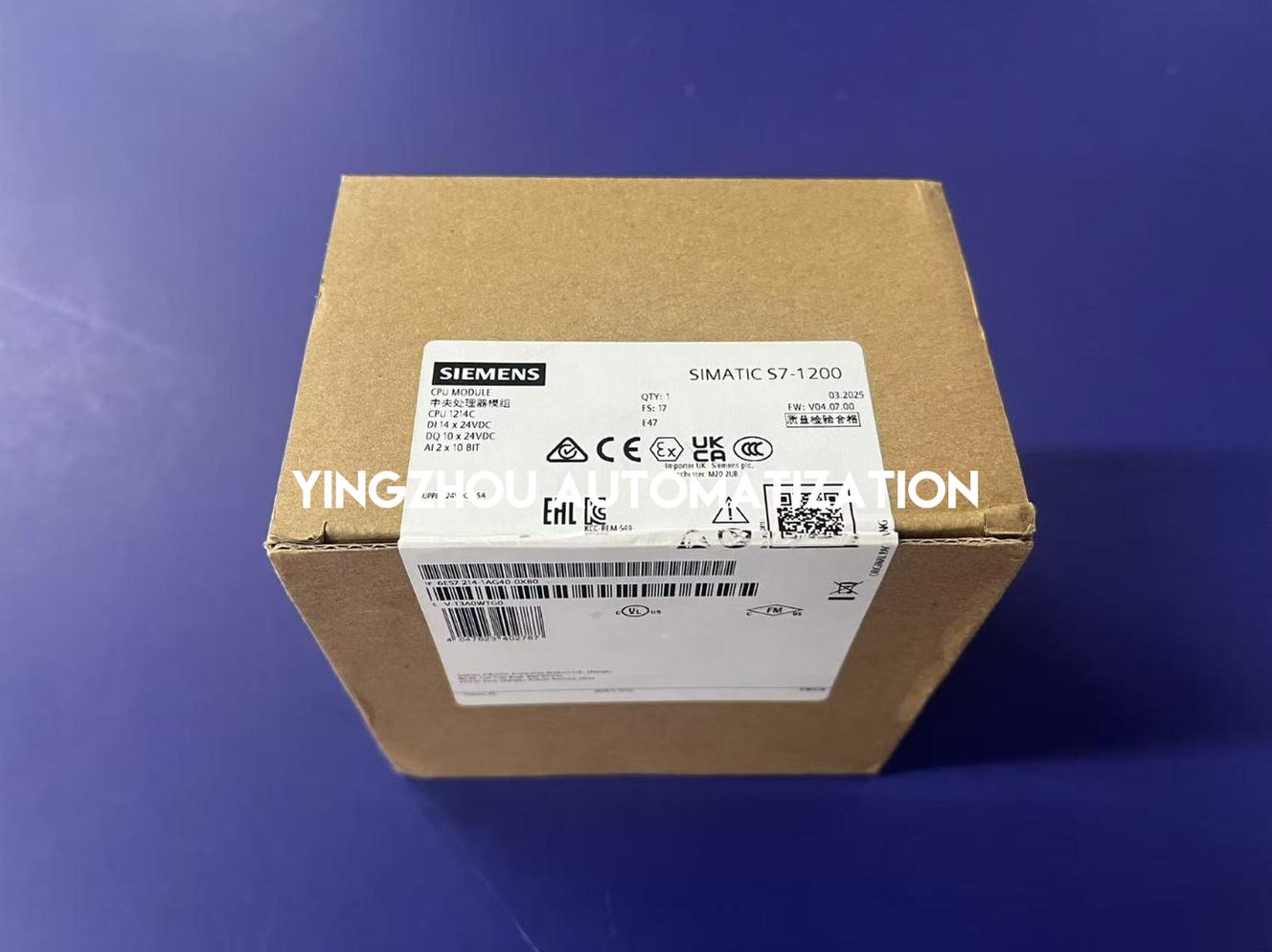Siemens SIMATIC S7-1200 CPU 1214C | DC/DC/DC | 6ES7214-1AG40-0XB0-vezhoo
