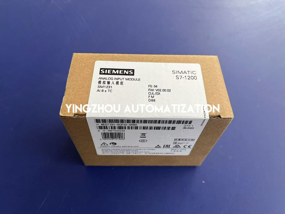 Siemens SIMATIC S7-1200 SM 1231 TC | 8-Channel Thermocouple Input | 6ES7231-5QF32-0XB0-vezhoo