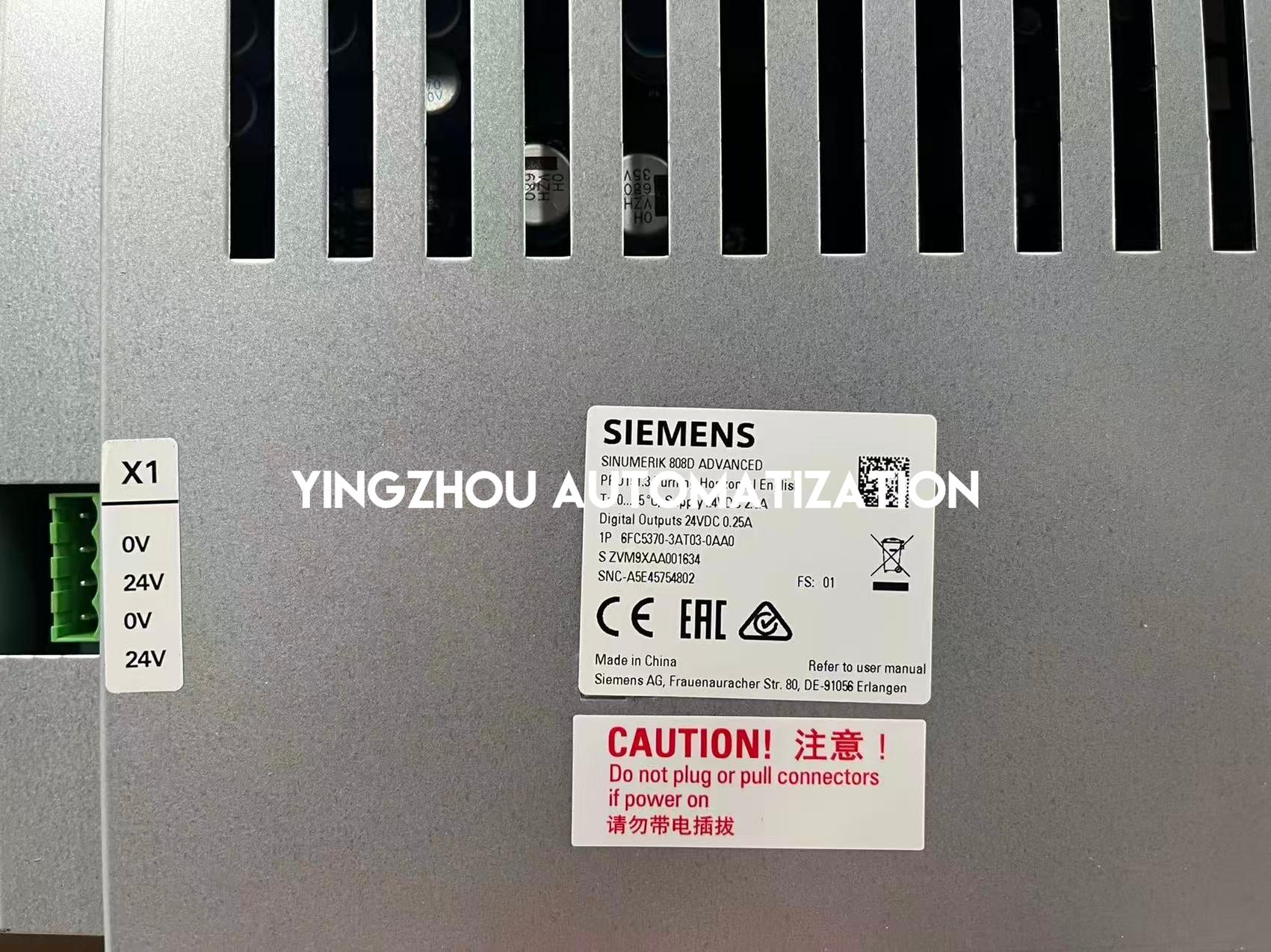 Siemens SINUMERIK 840D SL NX10.3 Control Extension | 3-Axis Drive Expansion | 6FC5370-3AT03-0AA0-vezhoo