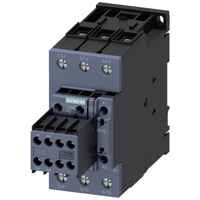 Siemens SIRIUS 3RT2037-1AP04 Power Contactor | Size S2 | 65A | 30kW | 230V AC Coil | 2 NO + 2 NC Aux-vezhoo
