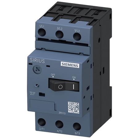 Siemens SIRIUS 3RV1011-0AA10 Motor Starter Protector | 0.11–0.16A | Size S00 | Screw Terminal-vezhoo
