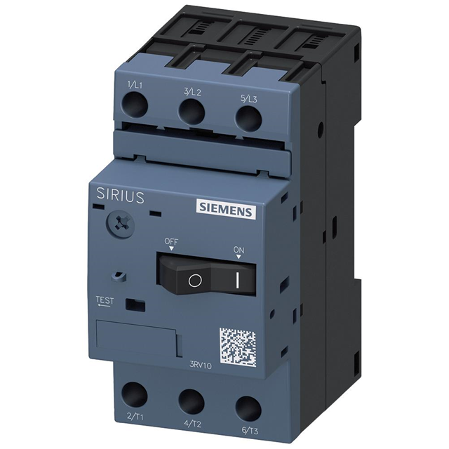 Siemens SIRIUS 3RV1011-1DA10 Motor Starter Protector | 2.2–3.2A | Size S00 | Screw Terminal-vezhoo