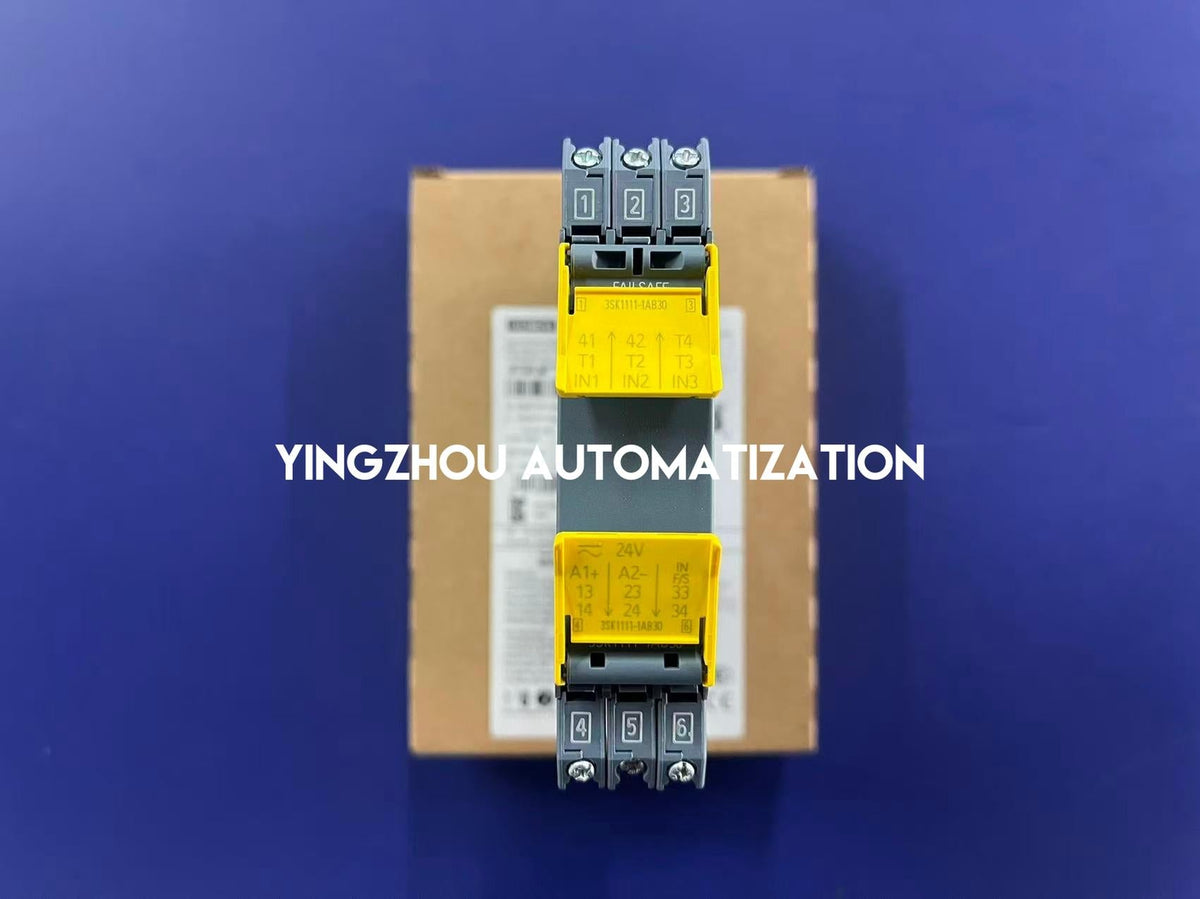 Siemens SIRIUS 3SK1111-1AB30 Safety Relay | 24V AC/DC | 3NO + 1NC Contacts-vezhoo