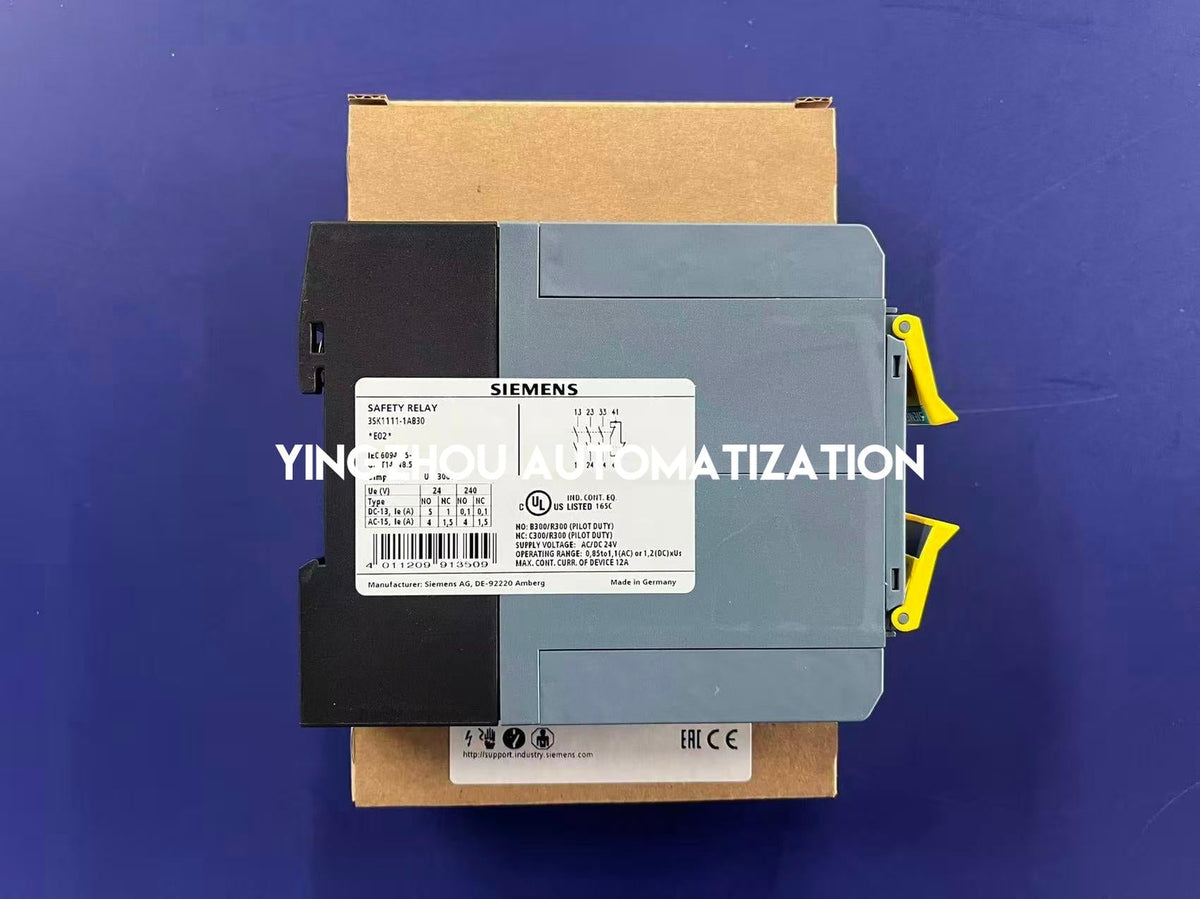 Siemens SIRIUS 3SK1111-1AB30 Safety Relay | 24V AC/DC | 3NO + 1NC Contacts-vezhoo