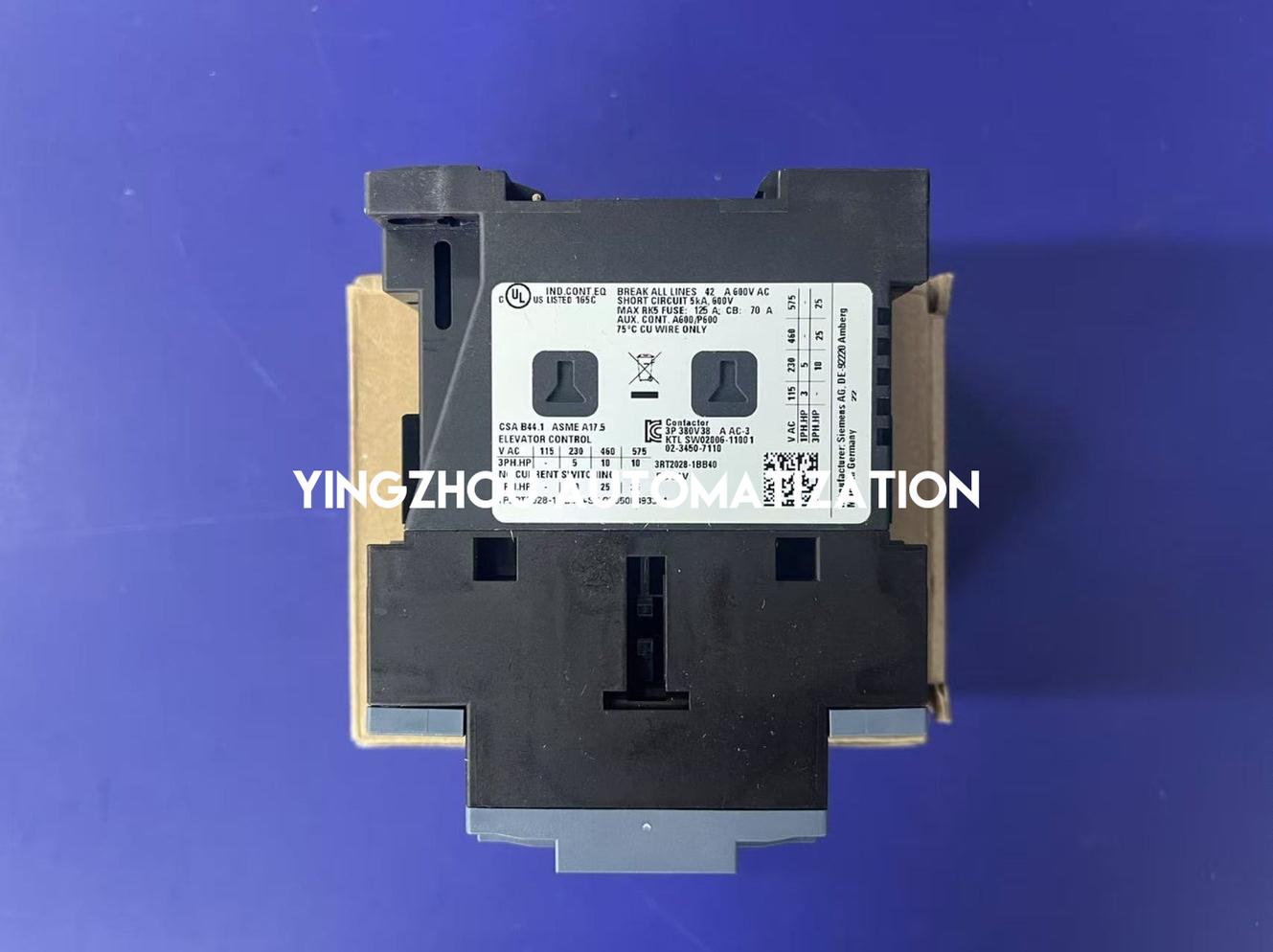 Siemens SIRIUS Power Contactor | 18.5kW (40A), 24V DC Coil | 3-Pole, 1NO+1NC | 3RT2028-1BB40-vezhoo