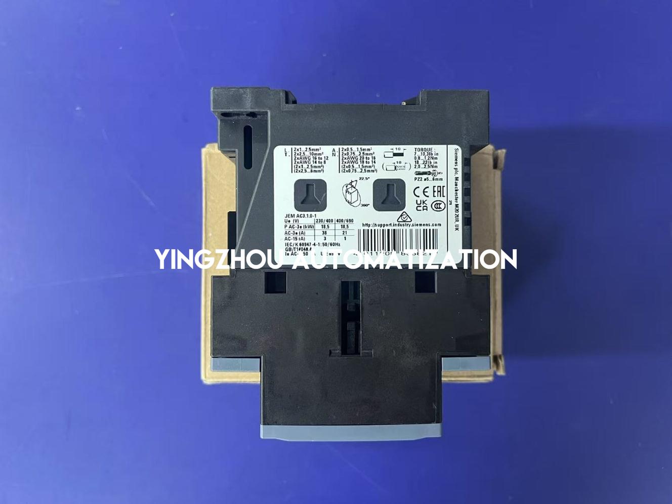 Siemens SIRIUS Power Contactor | 18.5kW (40A), 24V DC Coil | 3-Pole, 1NO+1NC | 3RT2028-1BB40-vezhoo