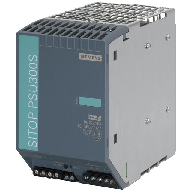 Siemens SITOP PSU100S Power Supply | 24V DC, 20A, 3-Phase AC | 6EP1436-2BA10-vezhoo
