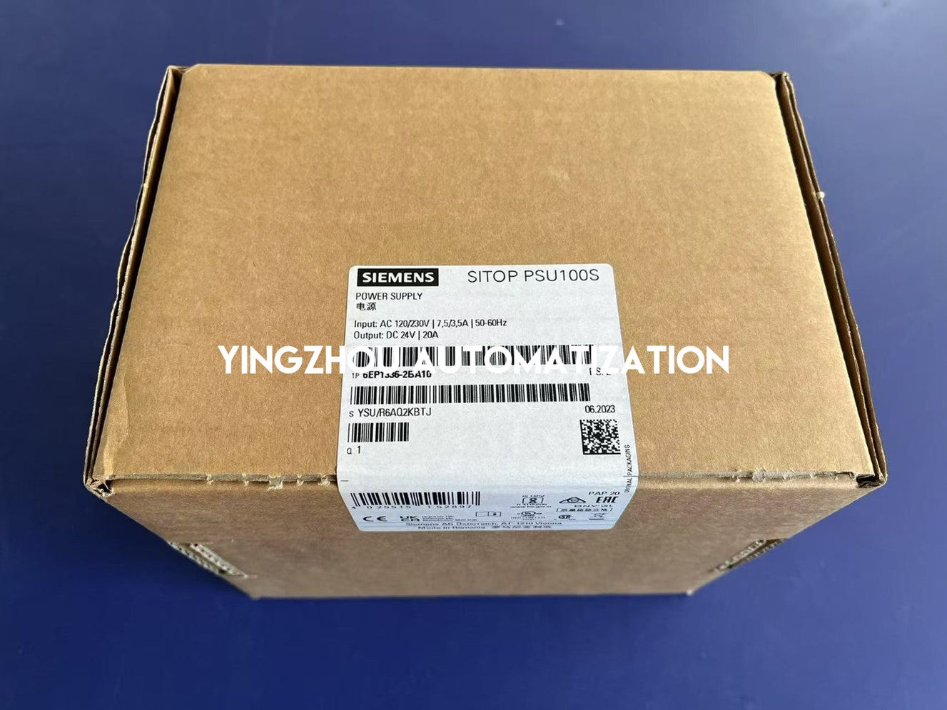 Siemens SITOP PSU120M 6EP1336-2BA10 Power Supply | 24V DC 20A Output | Single-Phase AC Input | Brand New Original Genuine-vezhoo