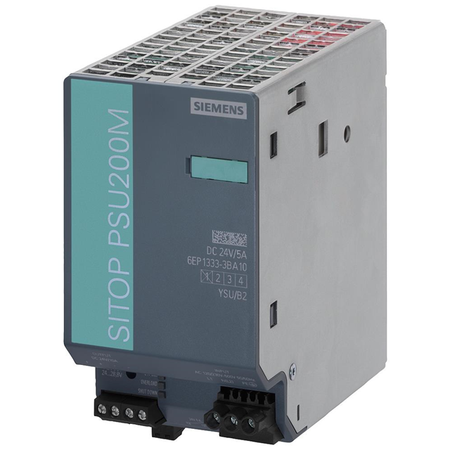 Siemens SITOP PSU200M Modular Power Supply | 1-Ph/2-Ph 24V DC / 5A | 6EP1333-3BA10-vezhoo