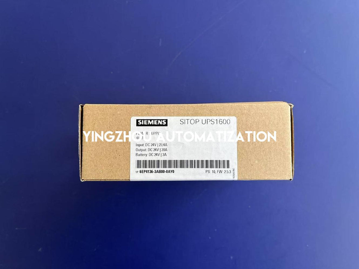 Siemens SITOP UPS1600 | 24V DC, 20A, PROFINET/Ethernet | 6EP4136-3AB00-0AY0-vezhoo