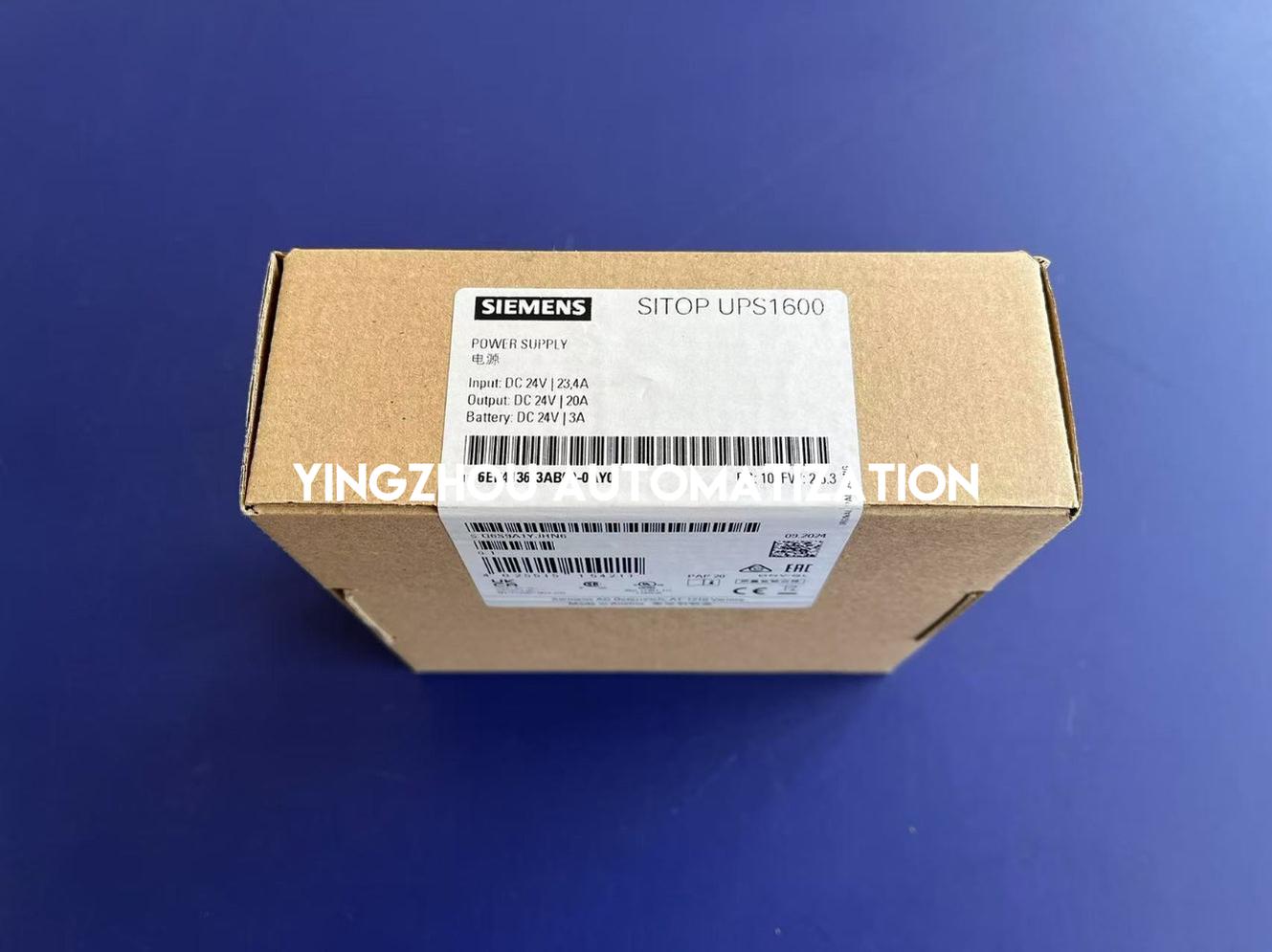 Siemens SITOP UPS1600 | 24V DC, 20A, PROFINET/Ethernet | 6EP4136-3AB00-0AY0-vezhoo