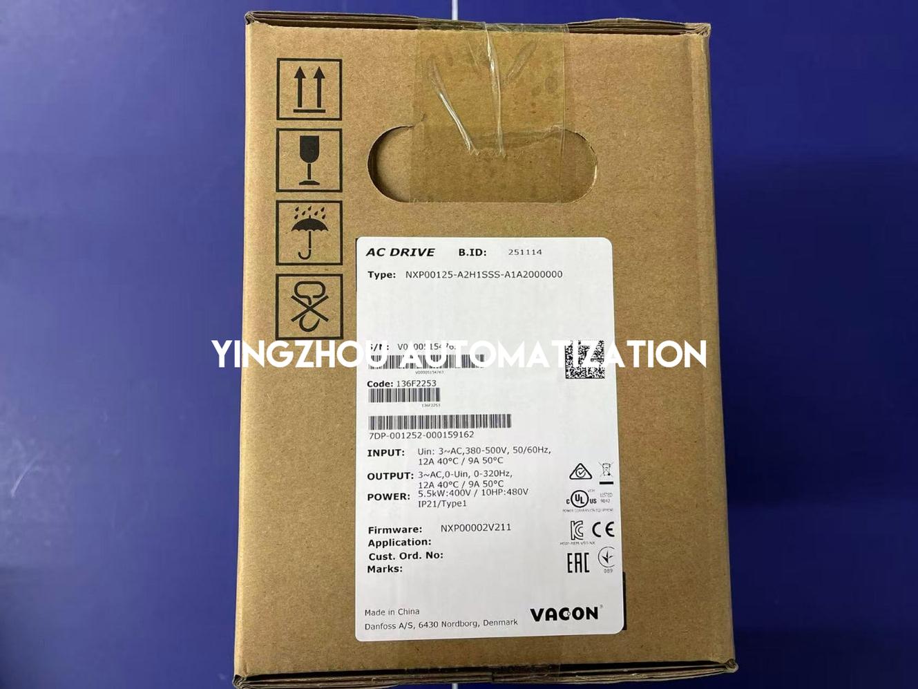 Vacon NXP00125-A2H1SSS-A1A2000000 VFD 5.5kW 7.5HP | 3-Phase 380-500V | High-Performance AC Drive | Brand New Original Genuine-vezhoo