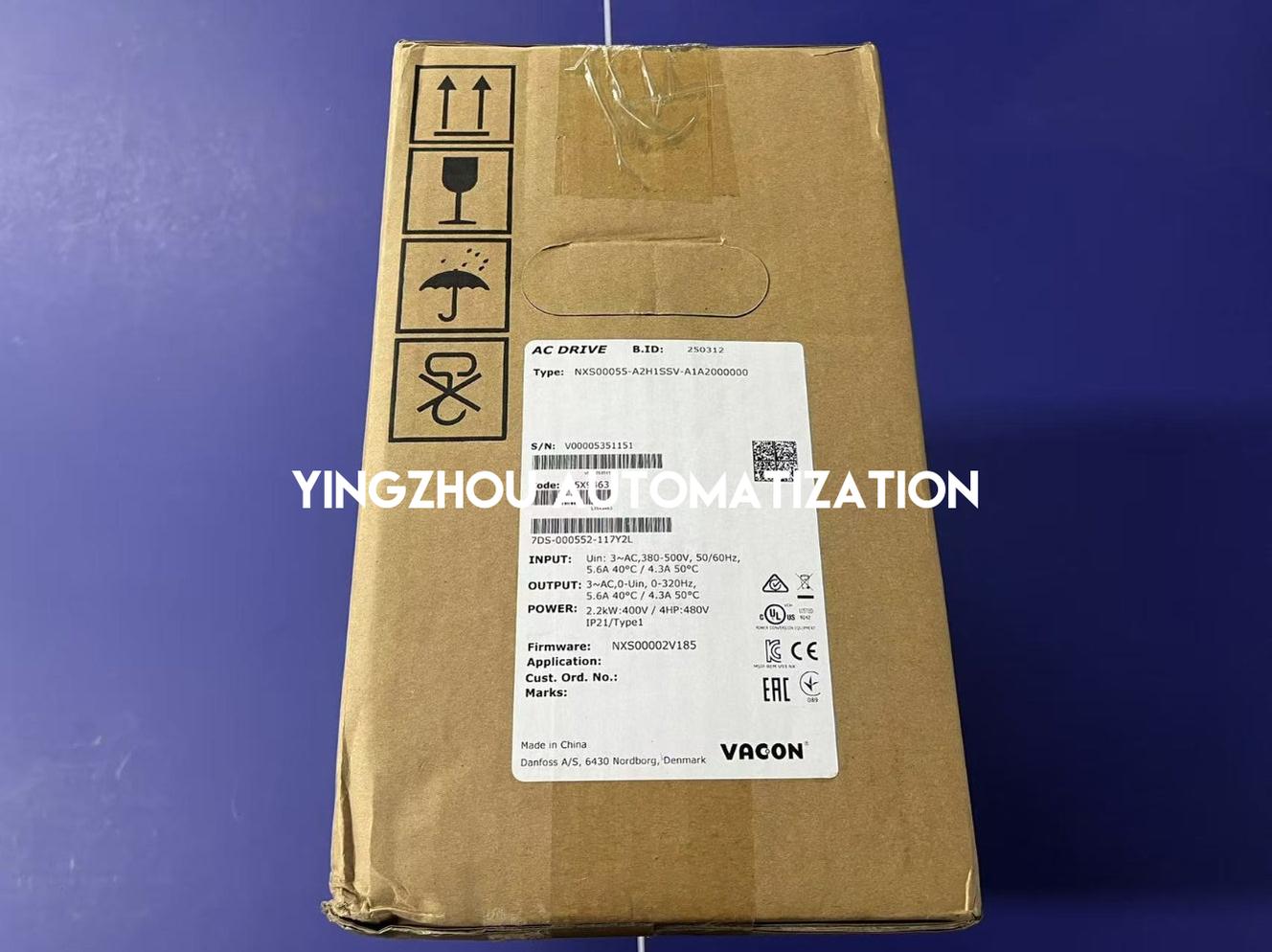 Vacon NXS00055-A2H1SSV-A1A2000000 VFD 2.2kW 3.0HP | 3-Phase 380-500V | Industrial AC Drive | Brand New Original Genuine-vezhoo
