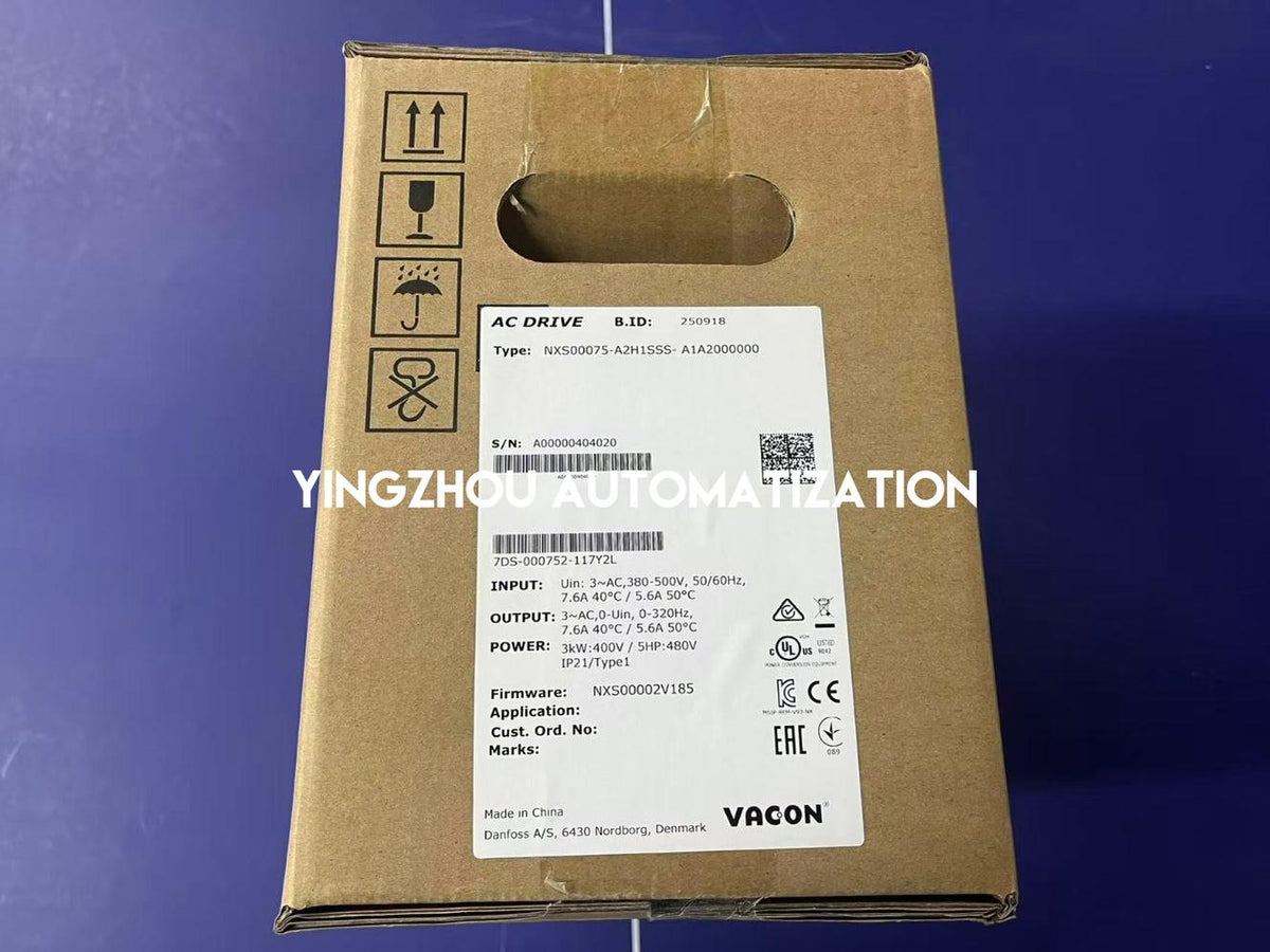 Vacon NXS00075-A2H1SSS-A1A2000000 VFD 3.0kW 4.0HP | 3-Phase 380-500V | Industrial AC Drive | Brand New Original Genuine-vezhoo