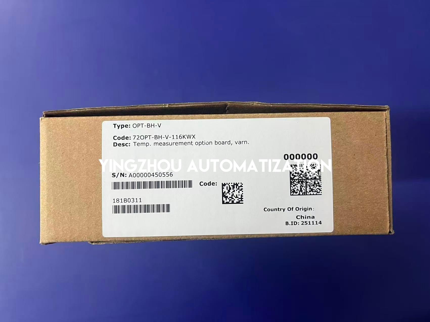 VACON OPT-BH-V Temperature Measurement Option Card - 181B0311 | 3 x Temp Sensor Inputs, Varnished-vezhoo