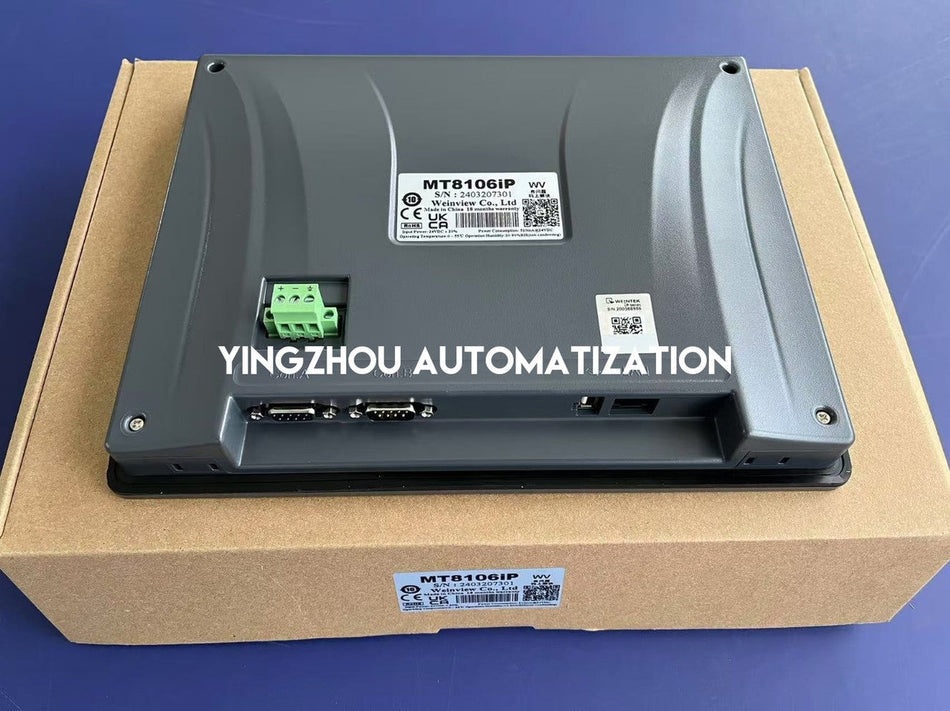 Weinview MT8106iP HMI | 10.1" Wide TFT Touchscreen, 1280x800, 600MHz CPU-vezhoo