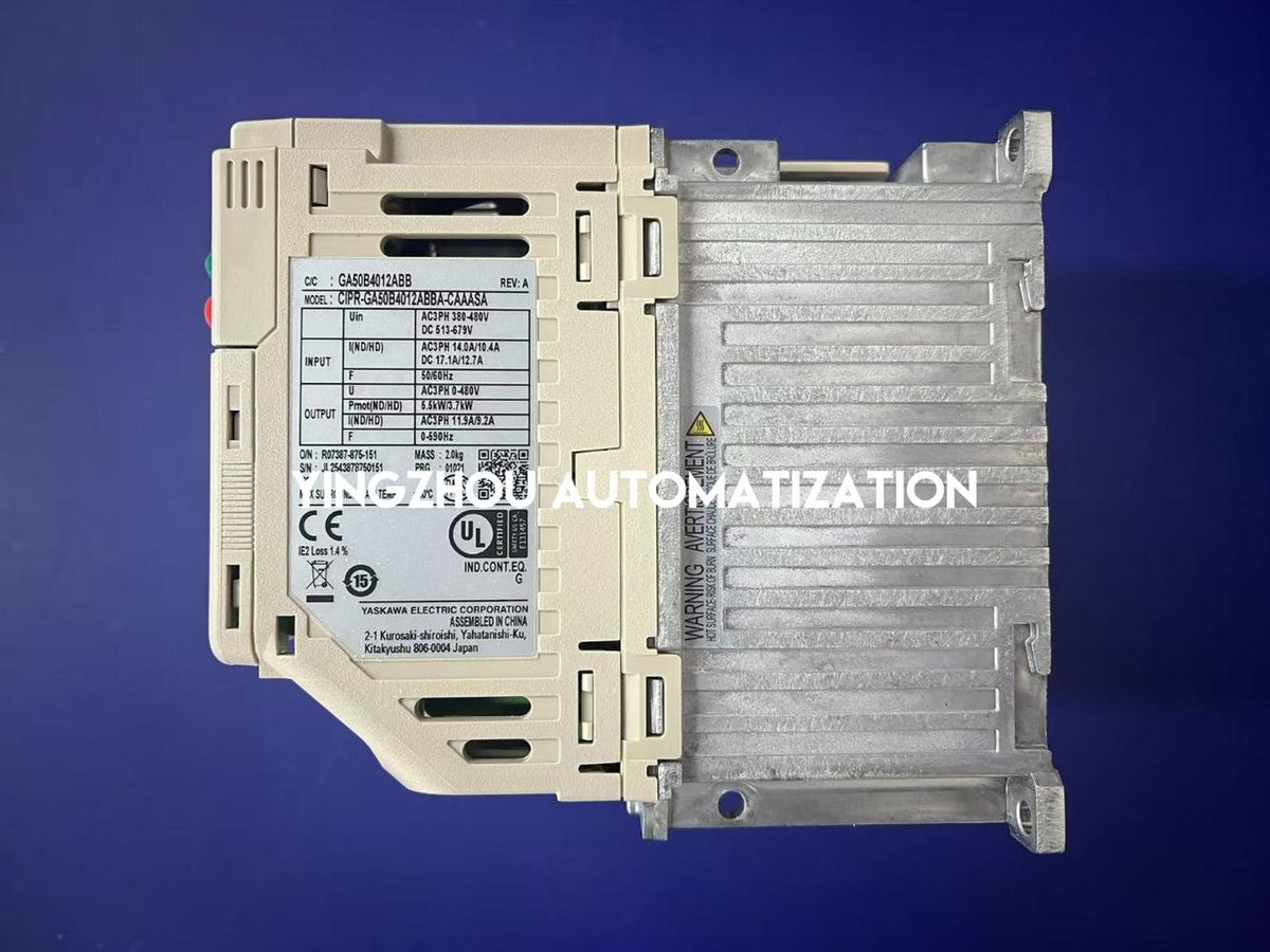 Yaskawa GA500 Industrial AC Drive | 5.5kW (7.5HP) 400V 3-Phase | CIPR-GA50B4012ABBA High-Performance VFD | Brand New Original-vezhoo