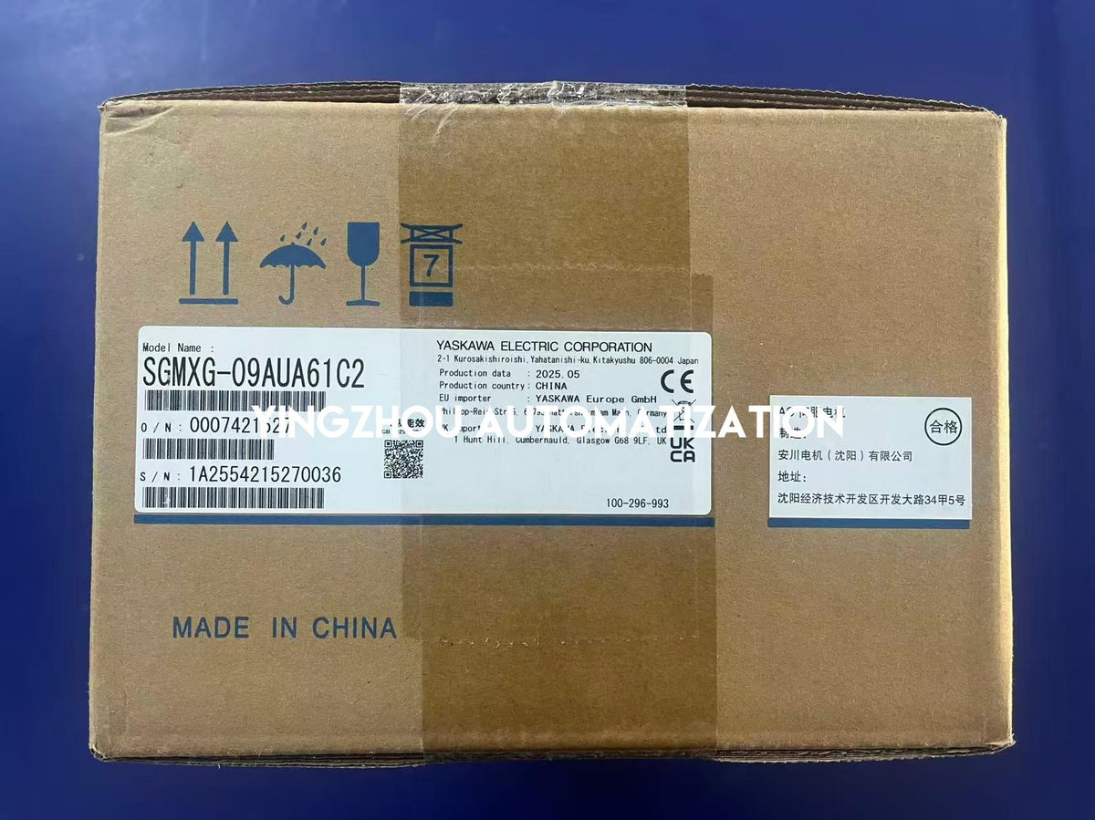 Yaskawa Sigma-X Servo Motor | 850W 1500rpm 5.39Nm | SGMXG-09AUA61C2 Medium Inertia | Brand New Original-vezhoo