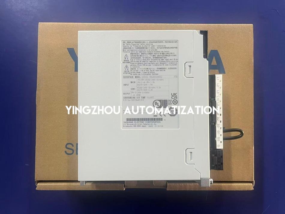 Yaskawa Sigma-X Servo Drive | 200W 200V 1.6A | SGDXS-1R6A00A8002 SERVOPACK | Analog/Pulse Control | Brand New Original-vezhoo