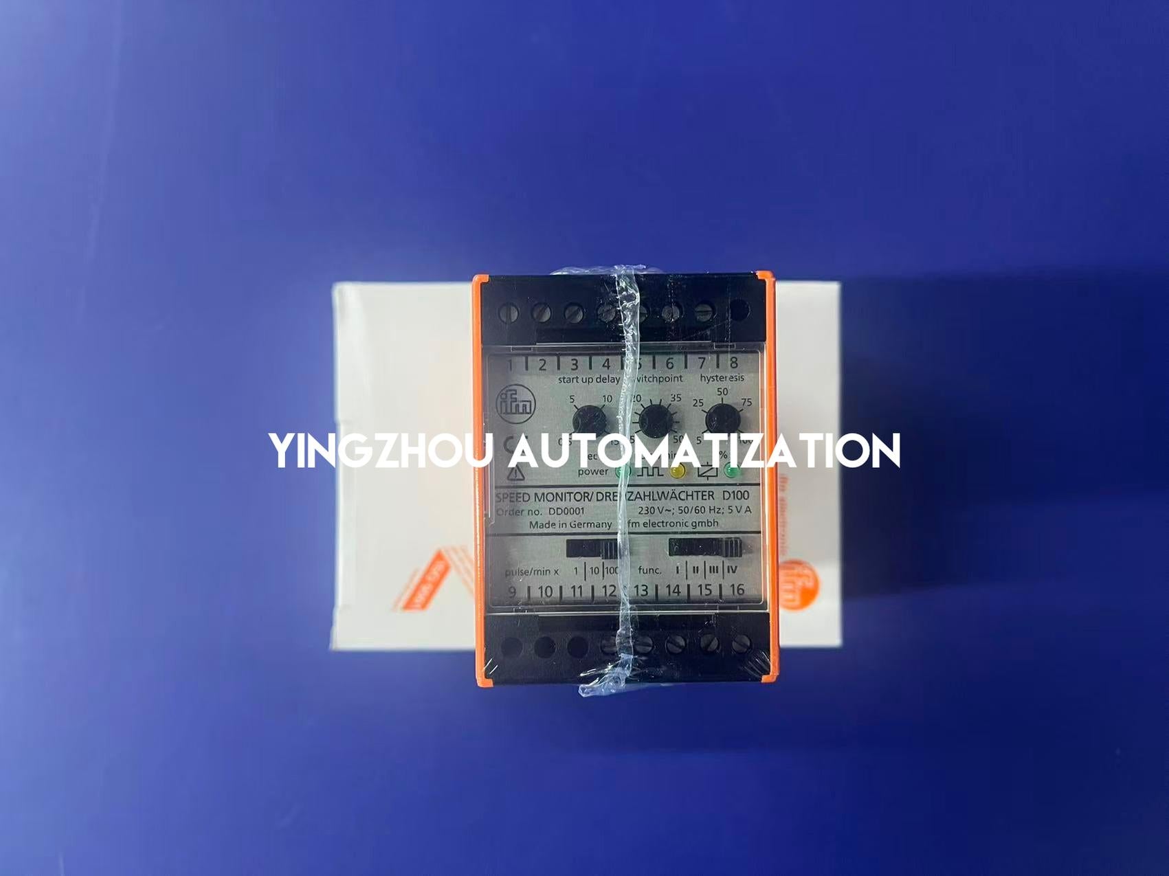 ifm electronic DD0001 Speed Monitor - Pulse Evaluation for Over/Underspeed Detection-vezhoo