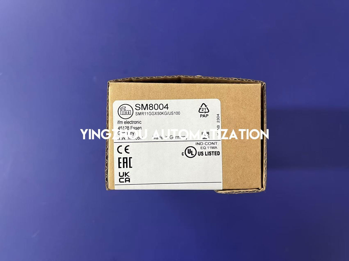ifm electronic SM8004 Magnetic-Inductive Flow Meter - 100 l/min, Temperature Sensing-vezhoo