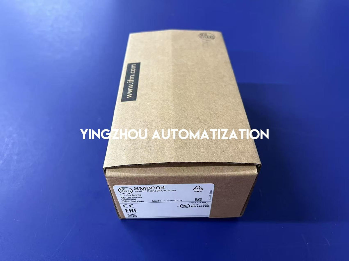 ifm electronic SM8004 Magnetic-Inductive Flow Meter - 100 l/min, Temperature Sensing-vezhoo