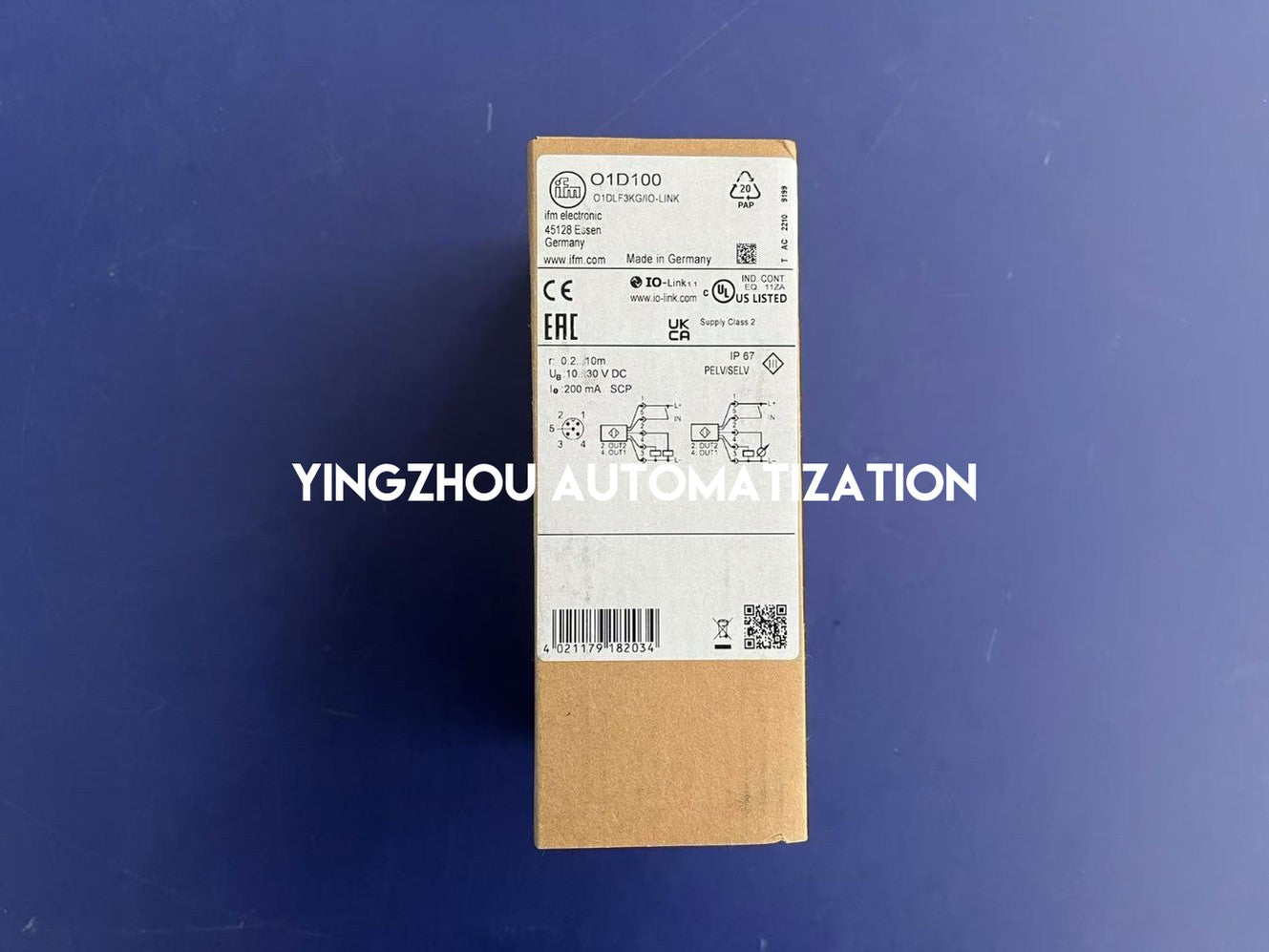 IFM O1D100 Laser Distance Sensor O1DLF3KG/IO-LINK-vezhoo